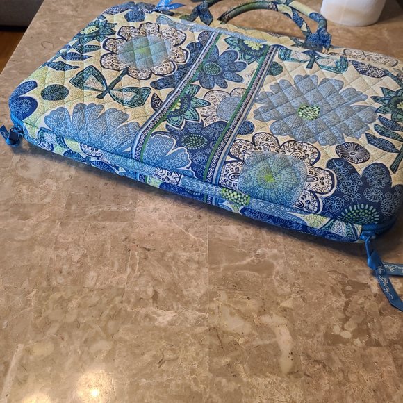 NWT Vera Bradley Laptop Portfolio Doodle Daisy - Picture 12 of 12